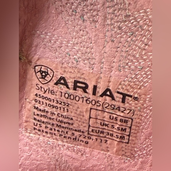 Ariat Fatbaby Heritage Stockman Western Boots Brown Leather Womens 8B 10001605 - Picture 9 of 11